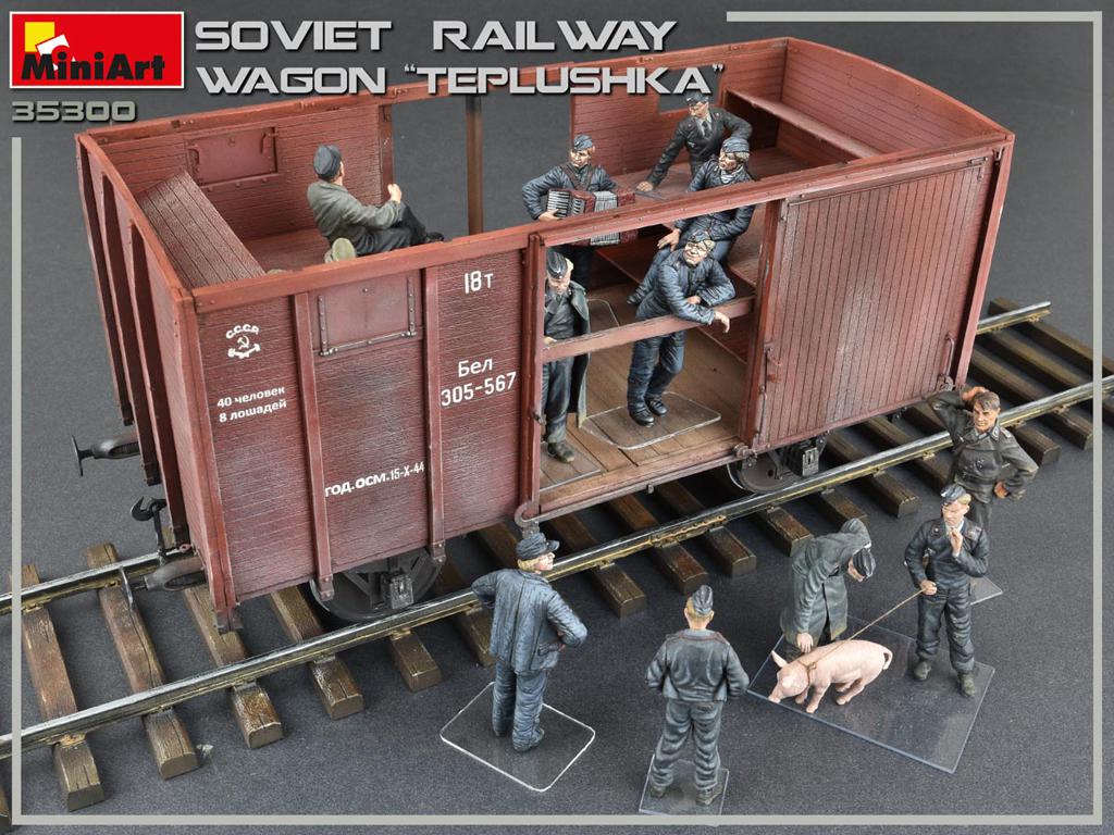 Vagón Soviético Teplushka (Vista 2)