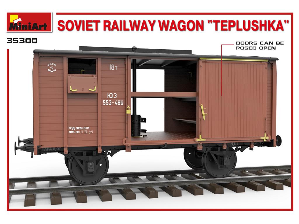 Vagón Soviético Teplushka (Vista 6)