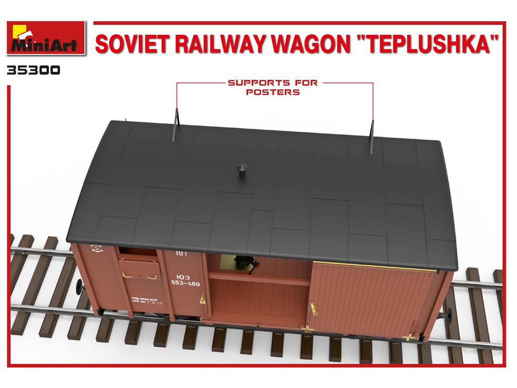 Vagón Soviético Teplushka (Vista 7)