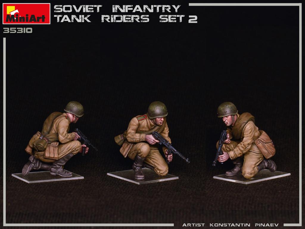 Infantería Soviética sobre Tanque Set 2 (Vista 4)