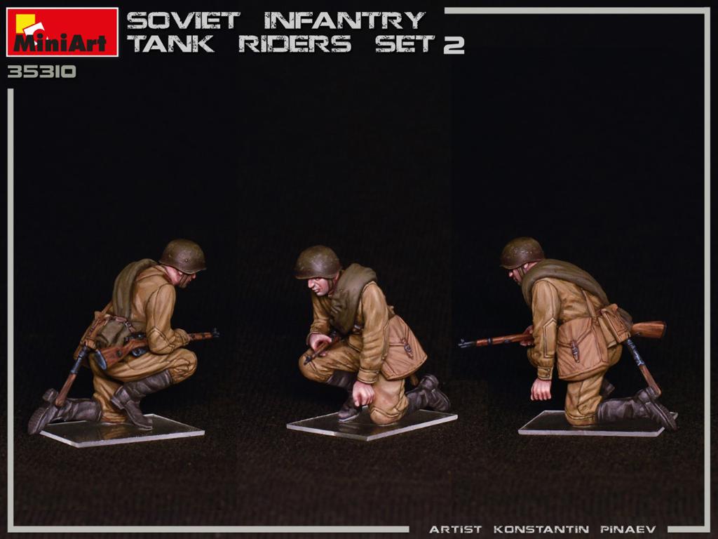 Infantería Soviética sobre Tanque Set 2 (Vista 5)