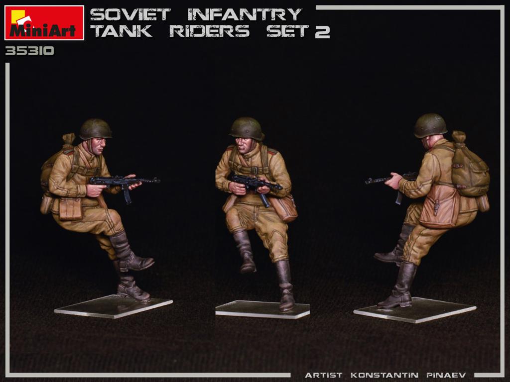 Infantería Soviética sobre Tanque Set 2 (Vista 6)