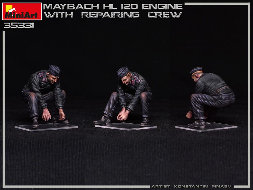 Motor Maybach HL 120 para la familia Panzer III/IV con equipo de reparación (Vista 4)