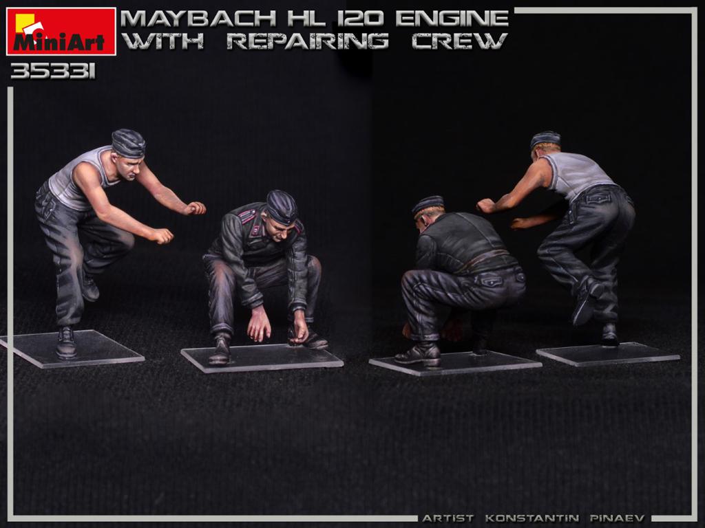 Motor Maybach HL 120 para la familia Panzer III/IV con equipo de reparación (Vista 6)