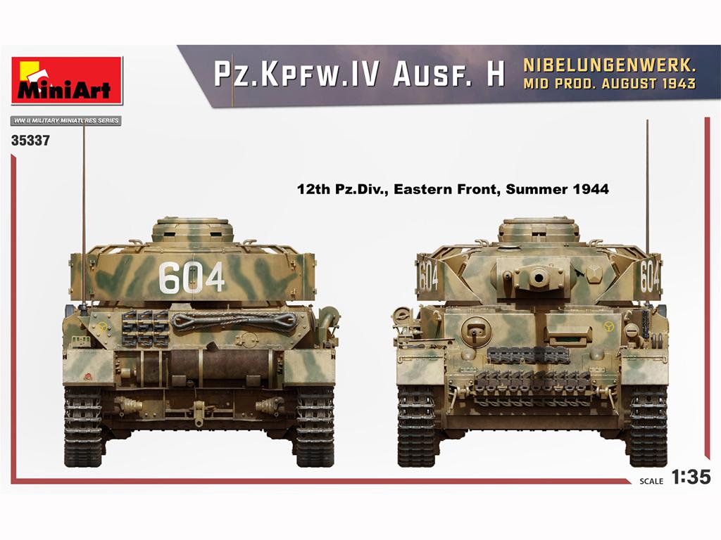 Pz.Kpfw.IV Ausf. H Nibelungenwerk. Mid Prod. August 1943 (Vista 4)