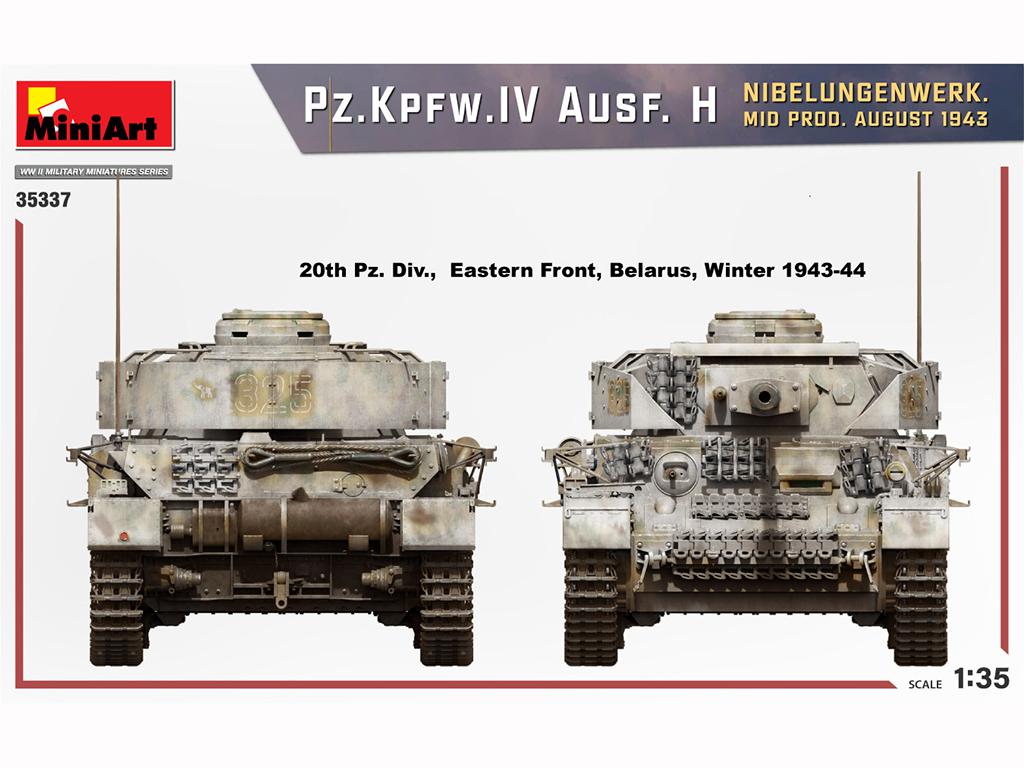 Pz.Kpfw.IV Ausf. H Nibelungenwerk. Mid Prod. August 1943 (Vista 6)