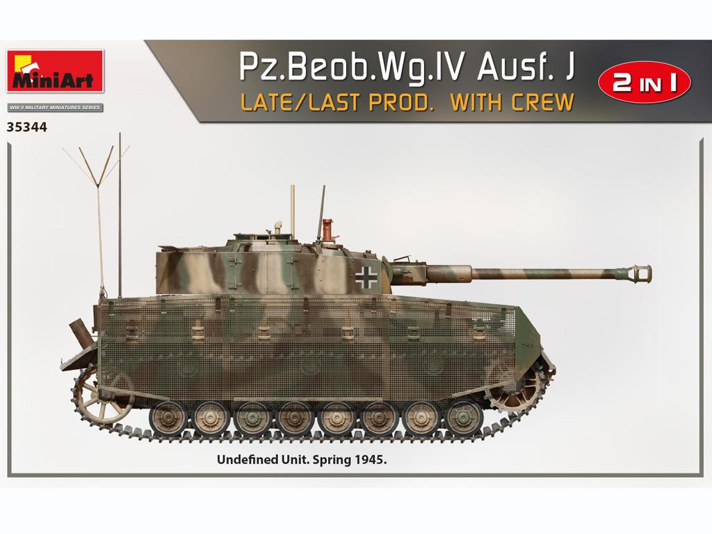 Pz.Beob.Wg.IV Ausf. J Late/Last Prod. 2 IN 1 W/Crew (Vista 2)