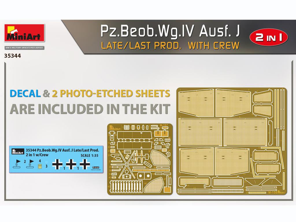 Pz.Beob.Wg.IV Ausf. J Late/Last Prod. 2 IN 1 W/Crew (Vista 3)