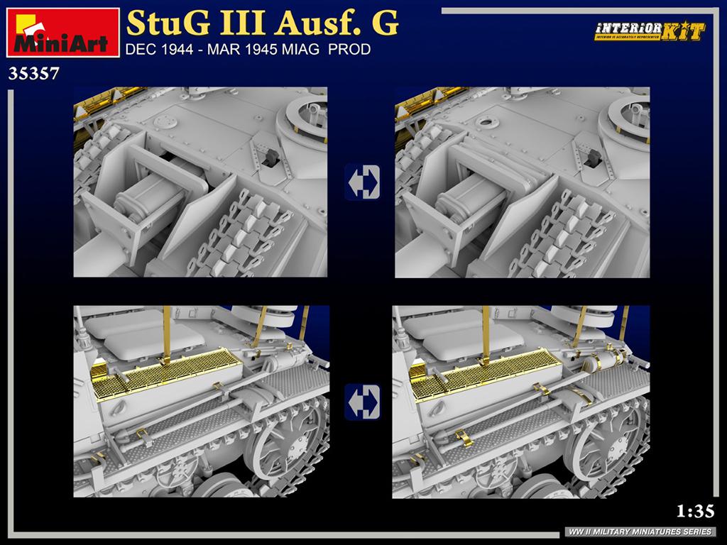 StuG III Ausf. G DEC 1944 – Mar 1945 Miag Prod. Intriror Kit (Vista 11)