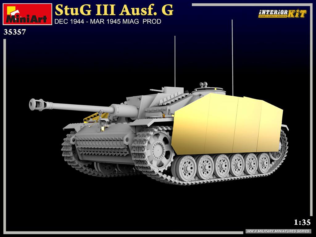 StuG III Ausf. G DEC 1944 – Mar 1945 Miag Prod. Intriror Kit (Vista 7)