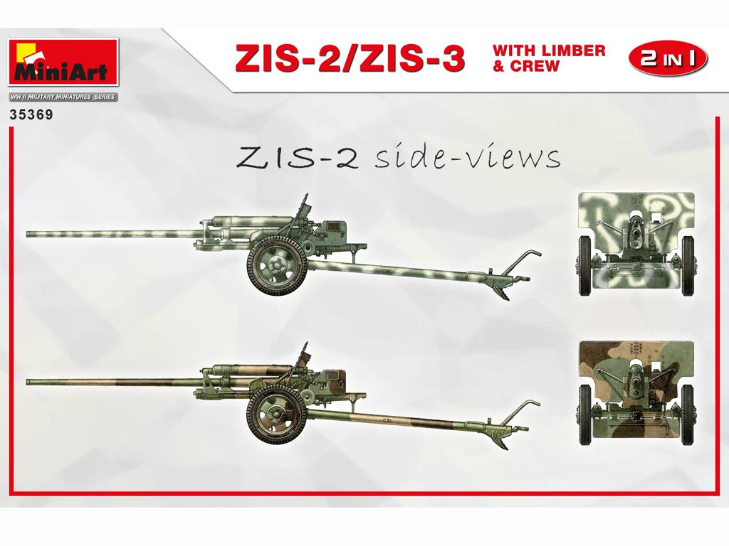  ZIS-2/ZIS-3 With Limber & Crew. 2 IN 1 (Vista 4)