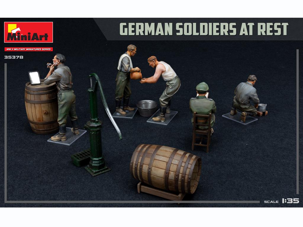 Soldados Alemanes descansando (Vista 2)