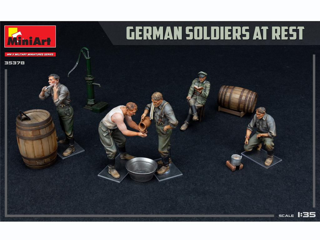 Soldados Alemanes descansando (Vista 4)