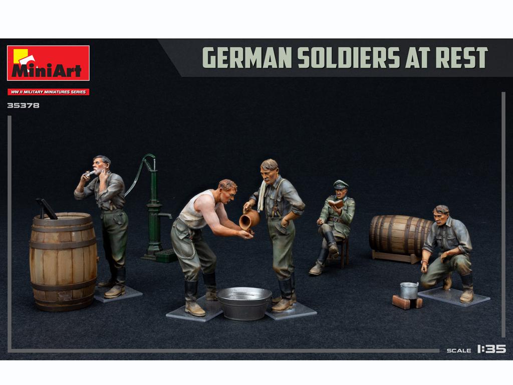 Soldados Alemanes descansando (Vista 5)