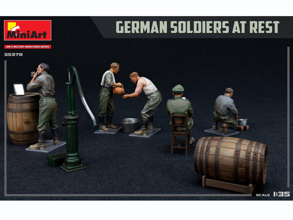 Soldados Alemanes descansando (Vista 6)
