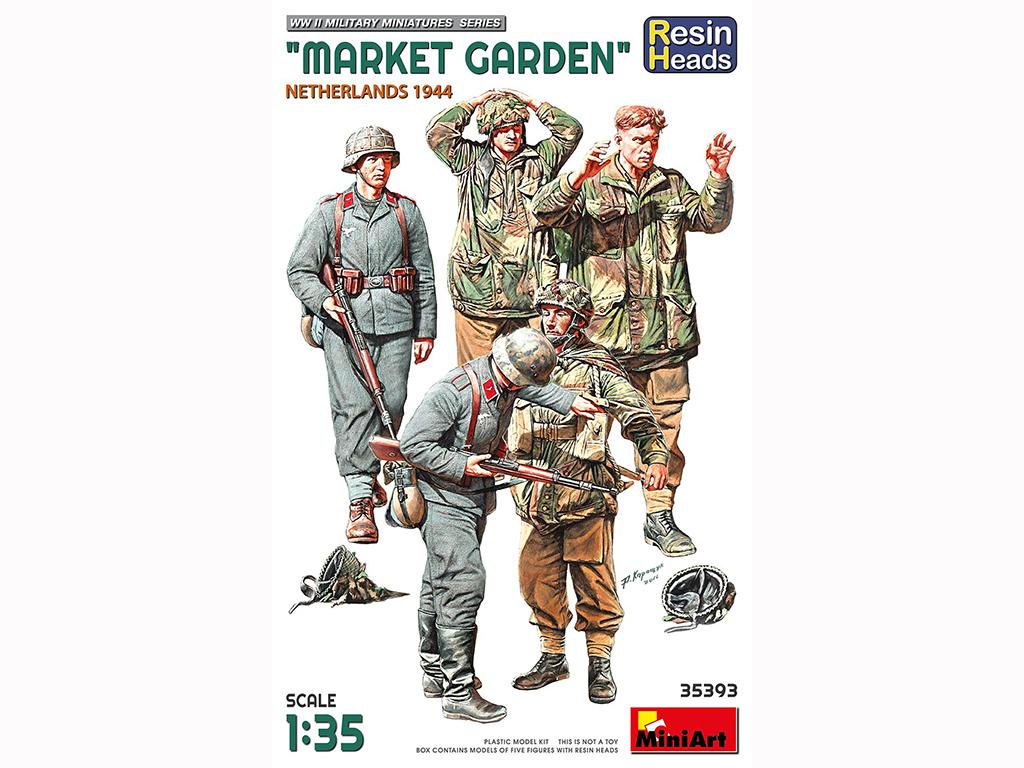 Market Garden Holanda 1944.  Cabezas de resina (Vista 1)
