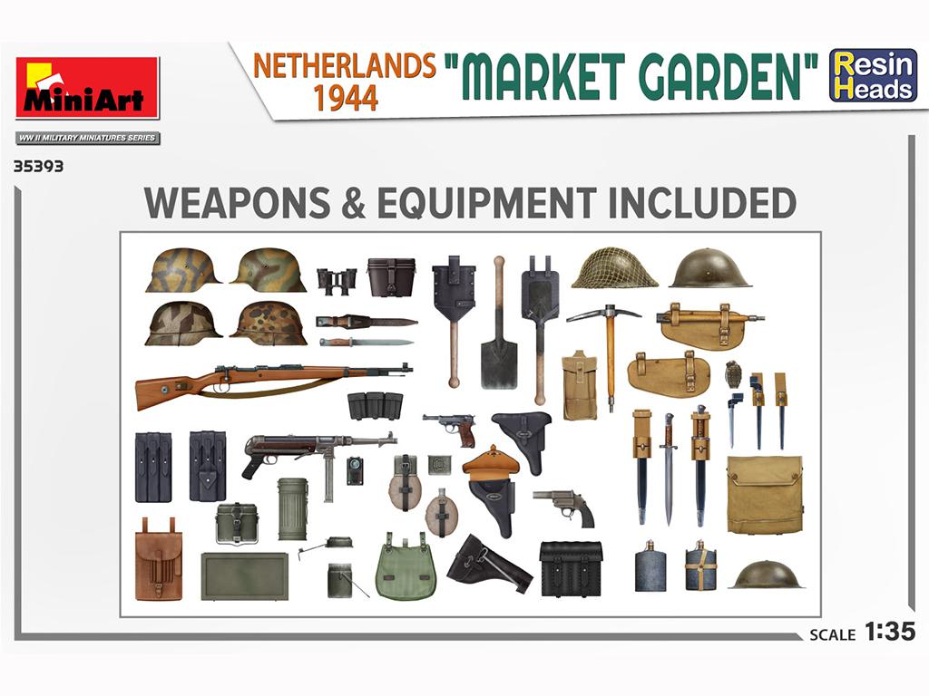 Market Garden Holanda 1944.  Cabezas de resina (Vista 3)