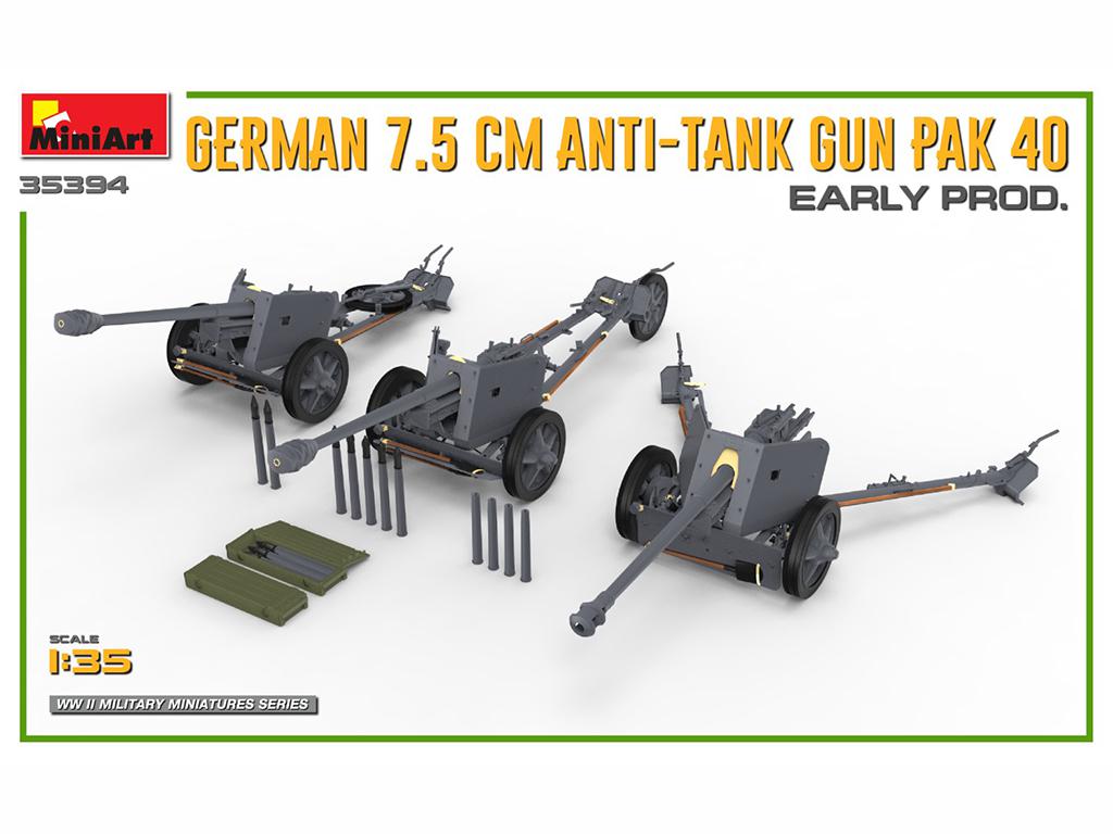 Cañón antitanque alemán de 7,5 cm PaK 40 (Vista 2)
