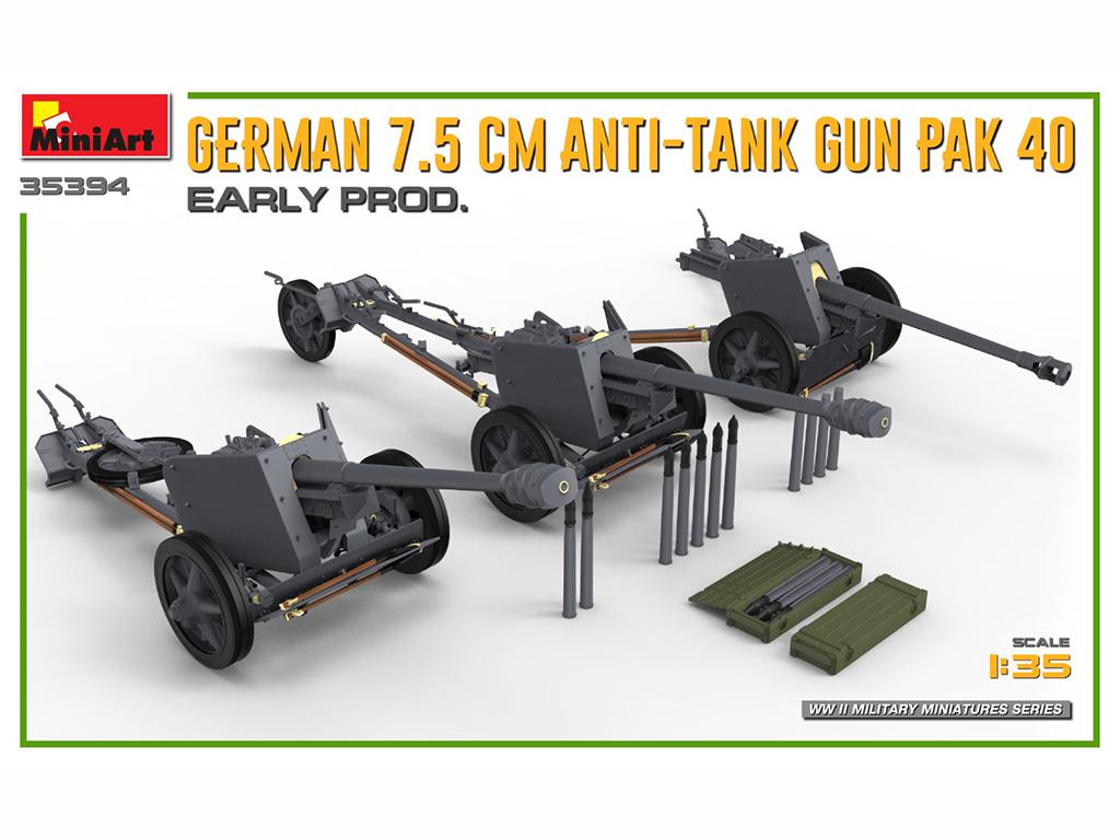 Cañón antitanque alemán de 7,5 cm PaK 40 (Vista 3)