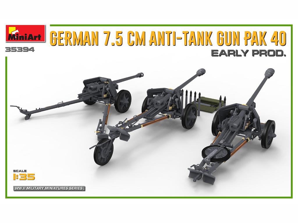 Cañón antitanque alemán de 7,5 cm PaK 40 (Vista 4)