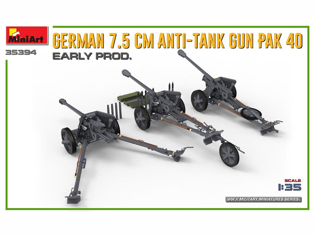 Cañón antitanque alemán de 7,5 cm PaK 40 (Vista 5)