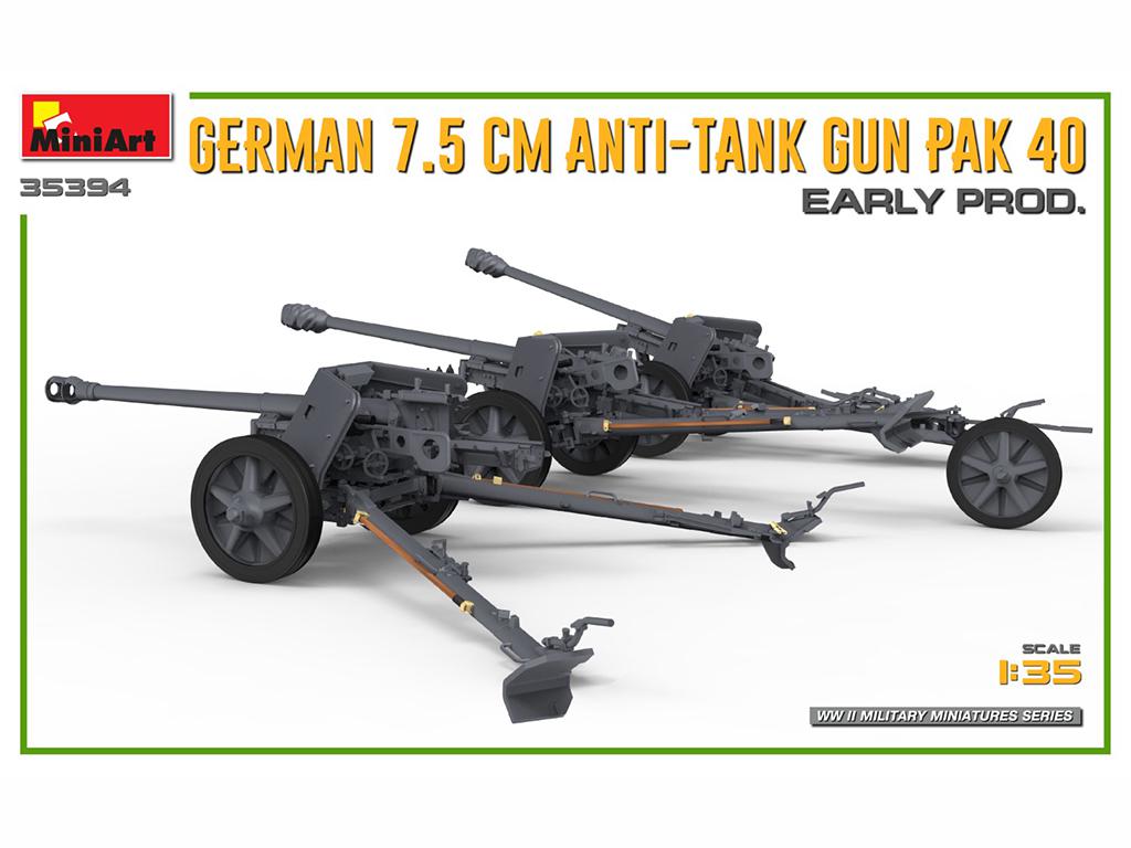 Cañón antitanque alemán de 7,5 cm PaK 40 (Vista 7)