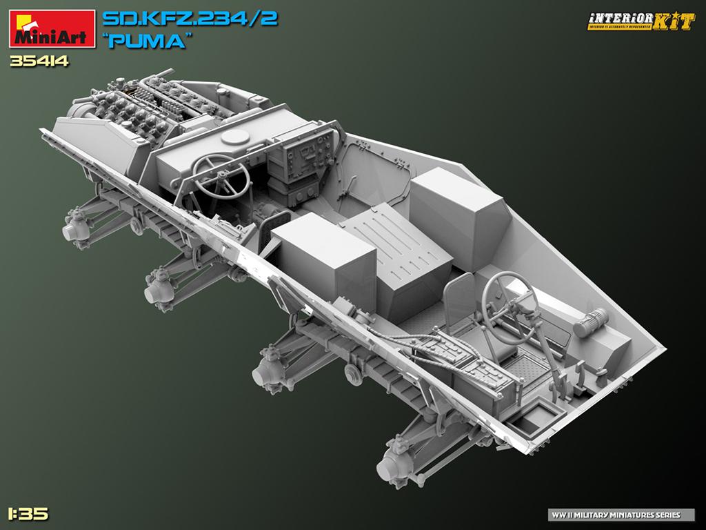 Sd.Kfz. 234/2 Puma. Interior Kit (Vista 10)