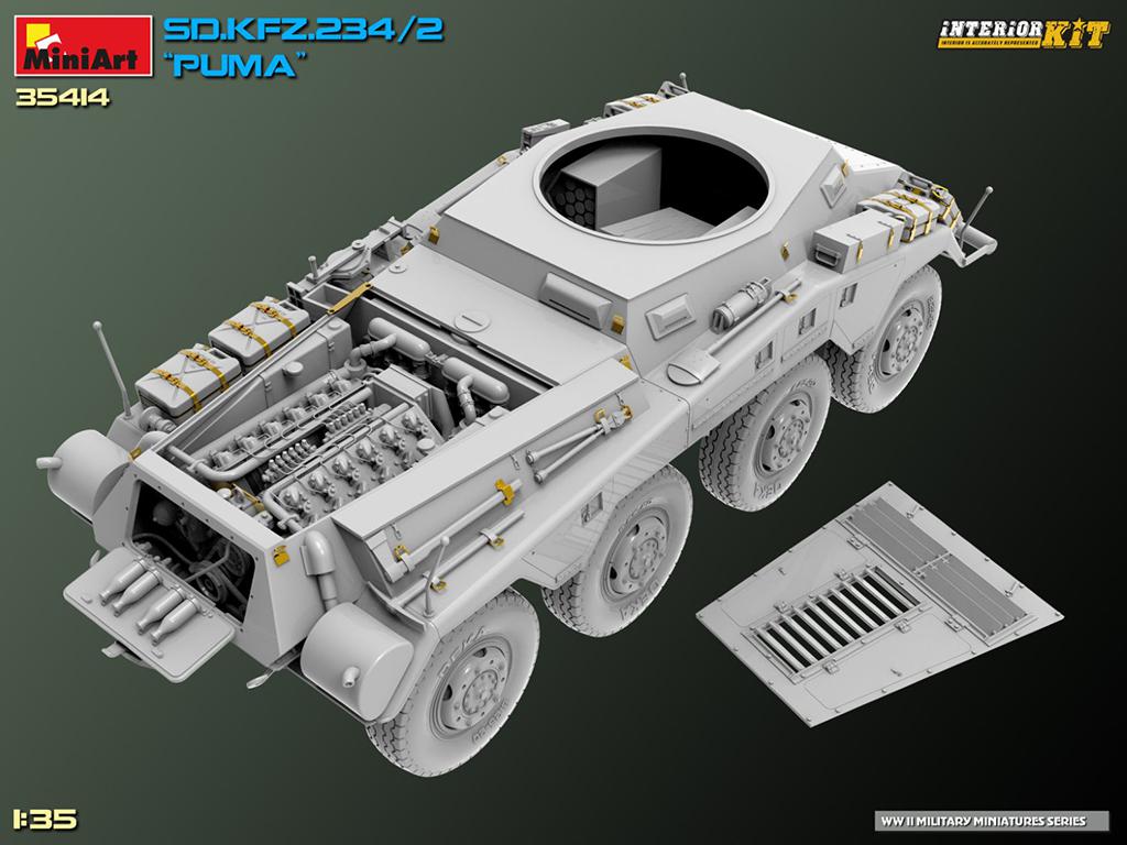 Sd.Kfz. 234/2 Puma. Interior Kit (Vista 12)