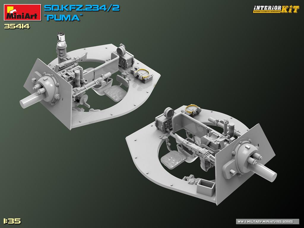 Sd.Kfz. 234/2 Puma. Interior Kit (Vista 5)