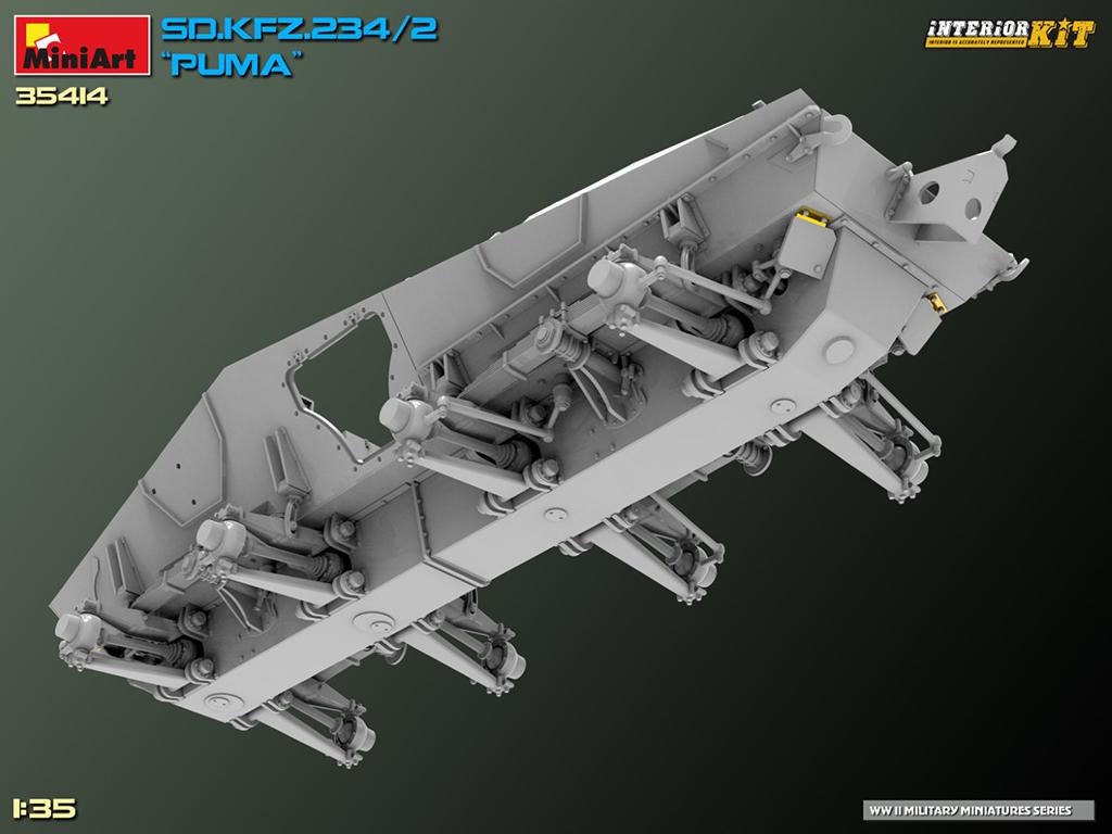 Sd.Kfz. 234/2 Puma. Interior Kit (Vista 6)