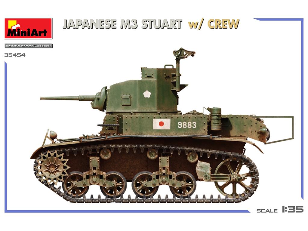 JAPANESE M3 STUART  w/CREW (Vista 2)