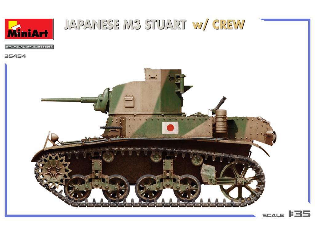 JAPANESE M3 STUART  w/CREW (Vista 3)