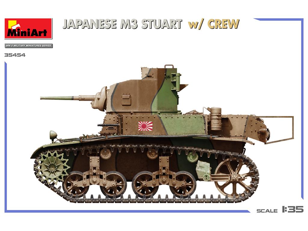 JAPANESE M3 STUART  w/CREW (Vista 4)