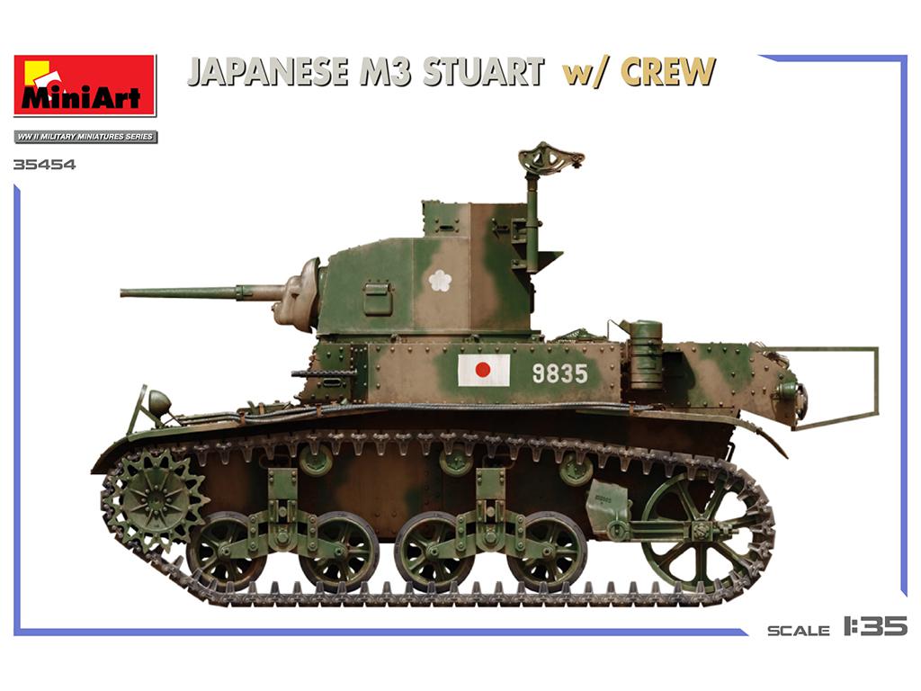 JAPANESE M3 STUART  w/CREW (Vista 5)
