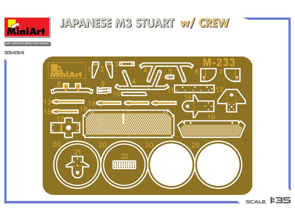JAPANESE M3 STUART  w/CREW (Vista 7)