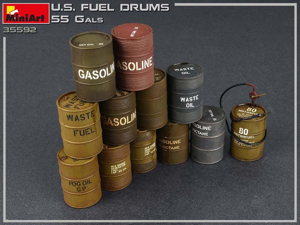 Bidones de combustible de EE.UU. 55 Gals (Vista 2)
