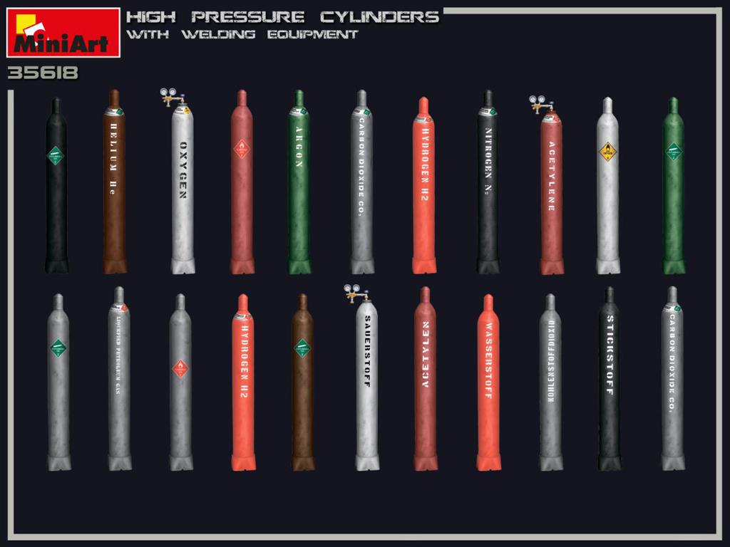 Bombonas de alta presión con equipo de soldadura (Vista 9)