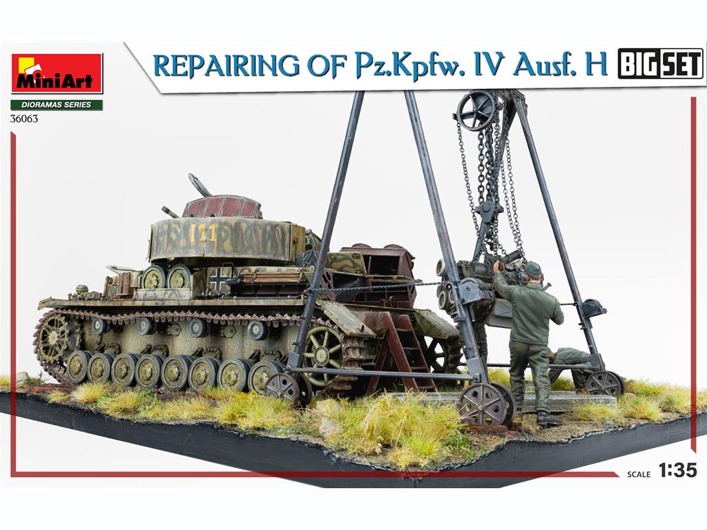 Reparando un Pz.Kpfw. IV Ausf. H. Big Set (Vista 5)