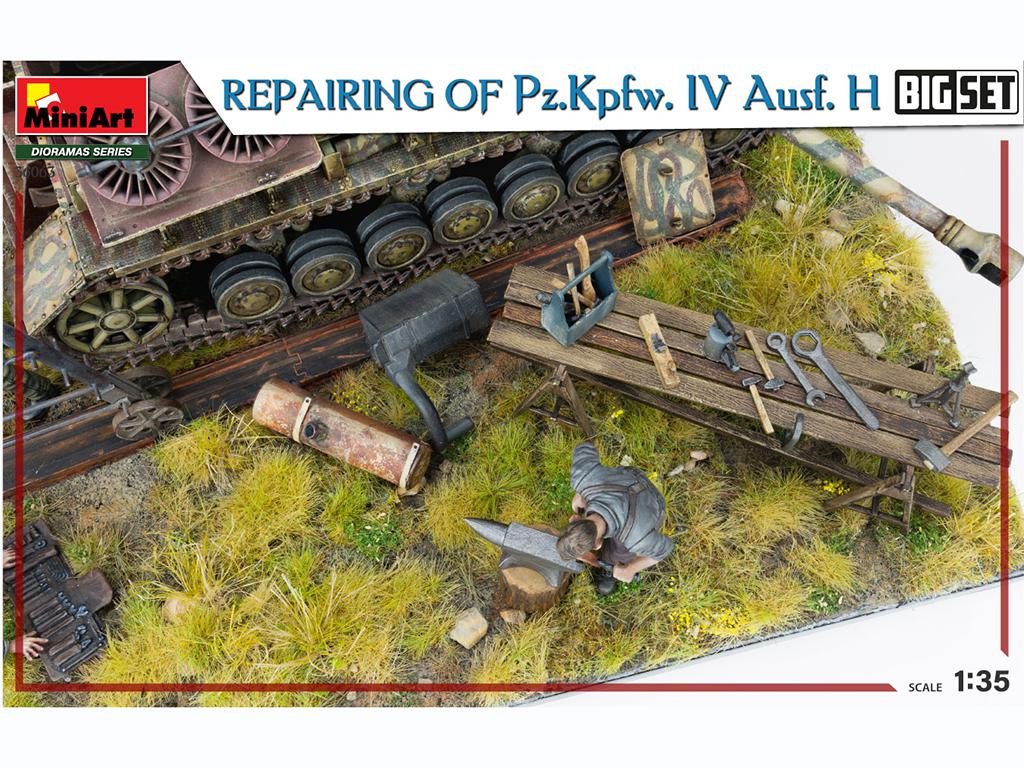 Reparando un Pz.Kpfw. IV Ausf. H. Big Set (Vista 8)
