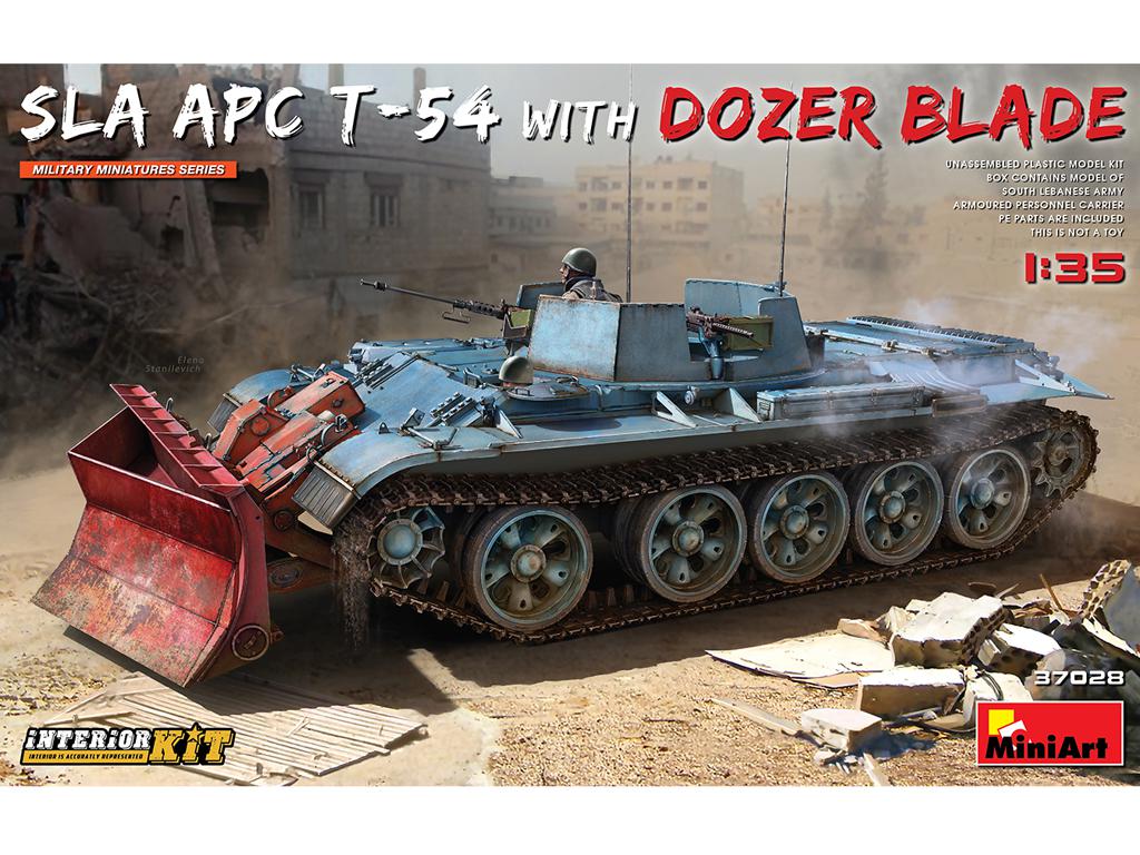 SLA APC T-54 w/Dozer Blade. Interior Kit (Vista 1)