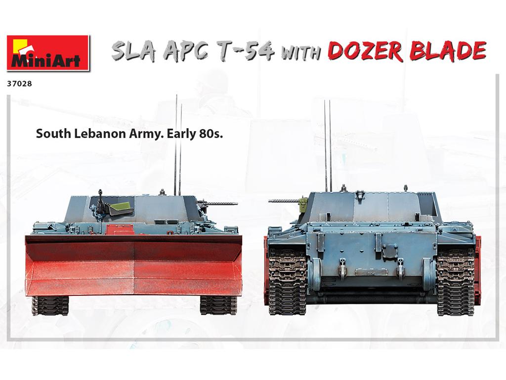 SLA APC T-54 w/Dozer Blade. Interior Kit (Vista 4)