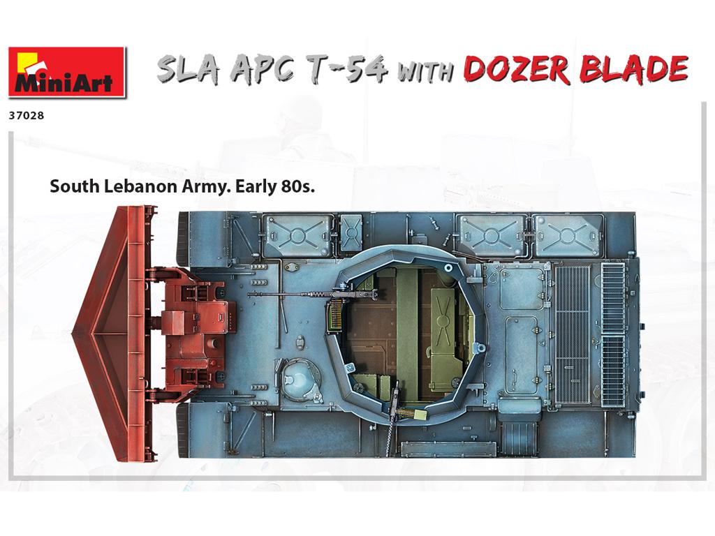 SLA APC T-54 w/Dozer Blade. Interior Kit (Vista 6)