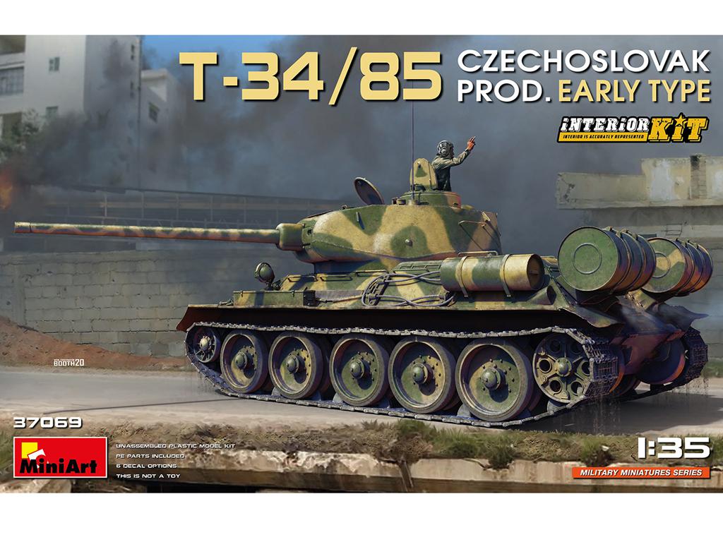 T-34/85 Czechoslovak Prod. Early Type. Interior Kit (Vista 1)