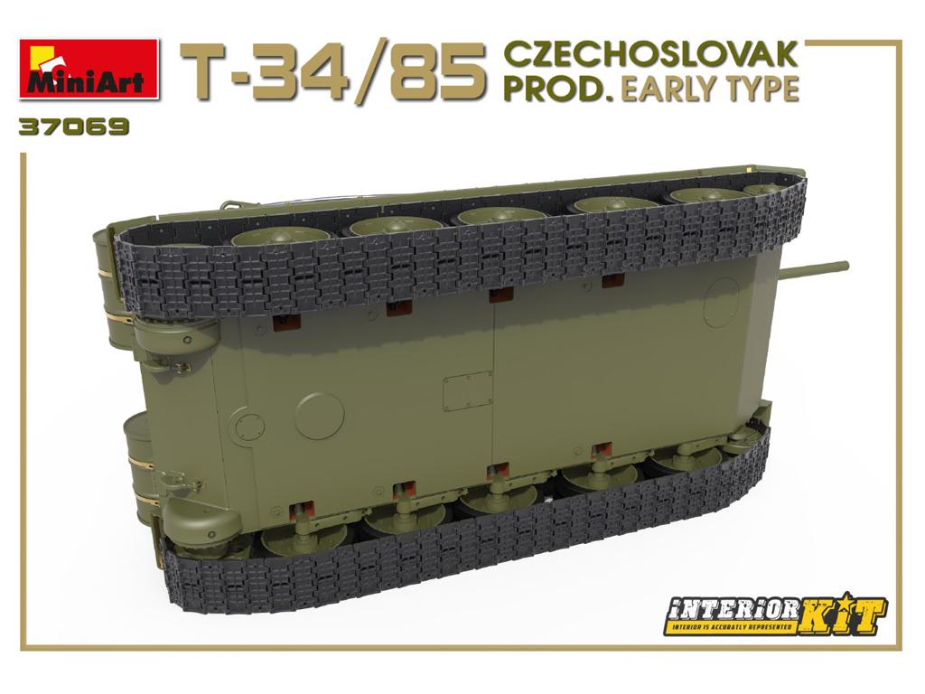 T-34/85 Czechoslovak Prod. Early Type. Interior Kit (Vista 7)