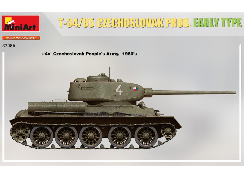 T-34/85 Checoslovaco Prod. Tipo temprano (Vista 2)