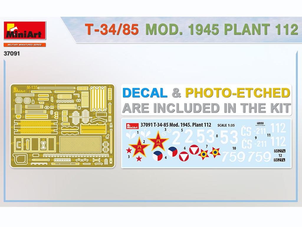 T-34/85 Mod. 1945. Plant 112 (Vista 2)