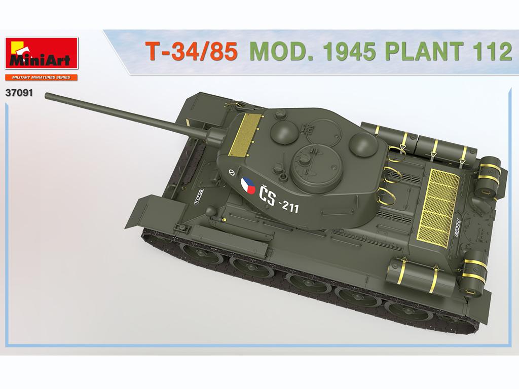 T-34/85 Mod. 1945. Plant 112 (Vista 6)