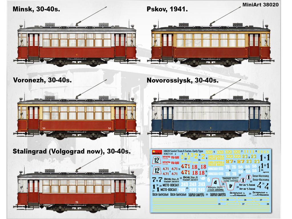 Tranvia Sovietico Serie X. Tipo Inicial (Vista 14)