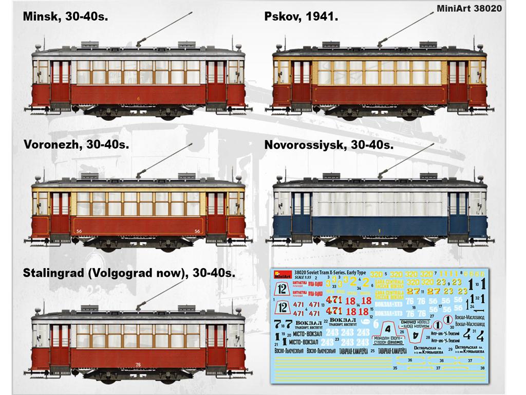 Tranvia Sovietico Serie X. Tipo Inicial (Vista 14)