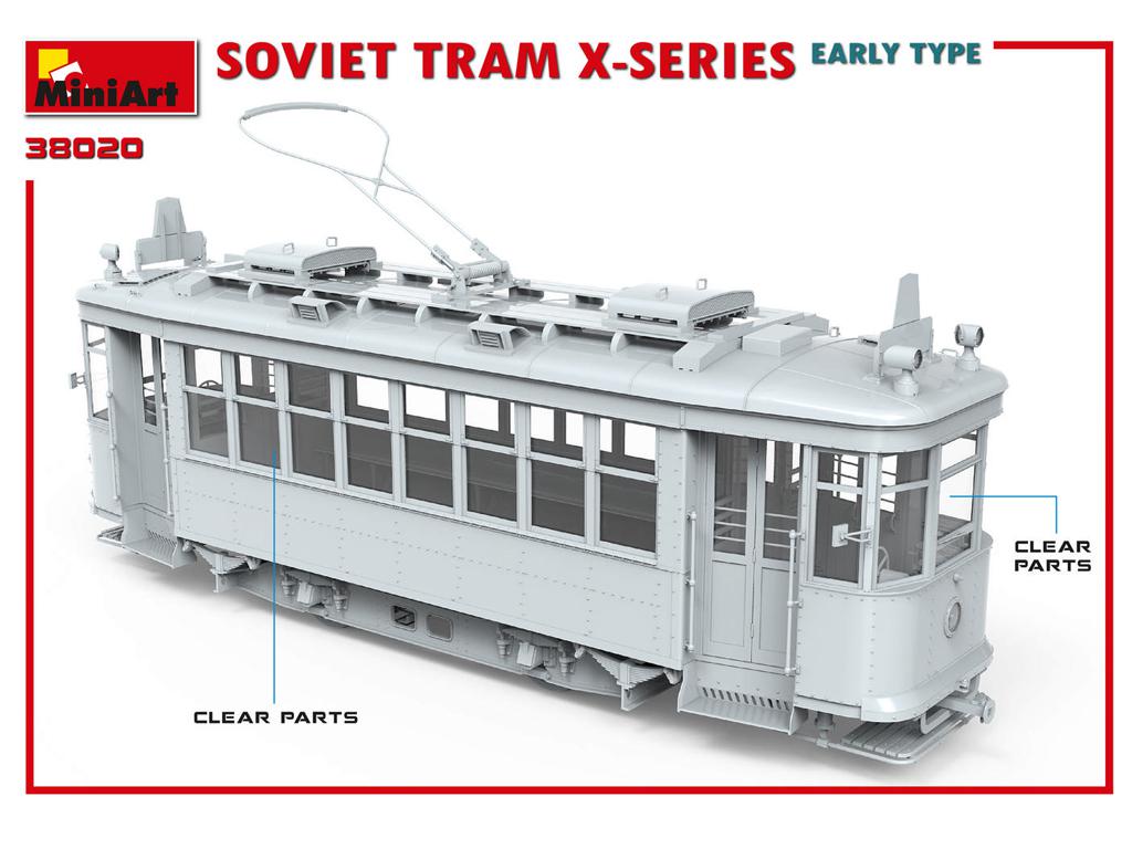 Tranvia Sovietico Serie X. Tipo Inicial (Vista 3)